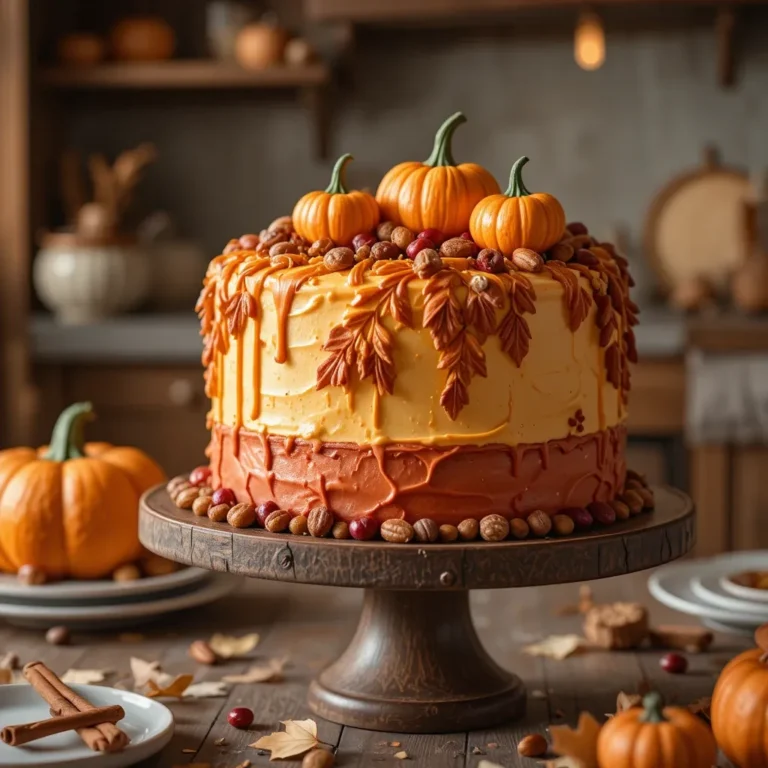 Thanksgiving Cake Decorating