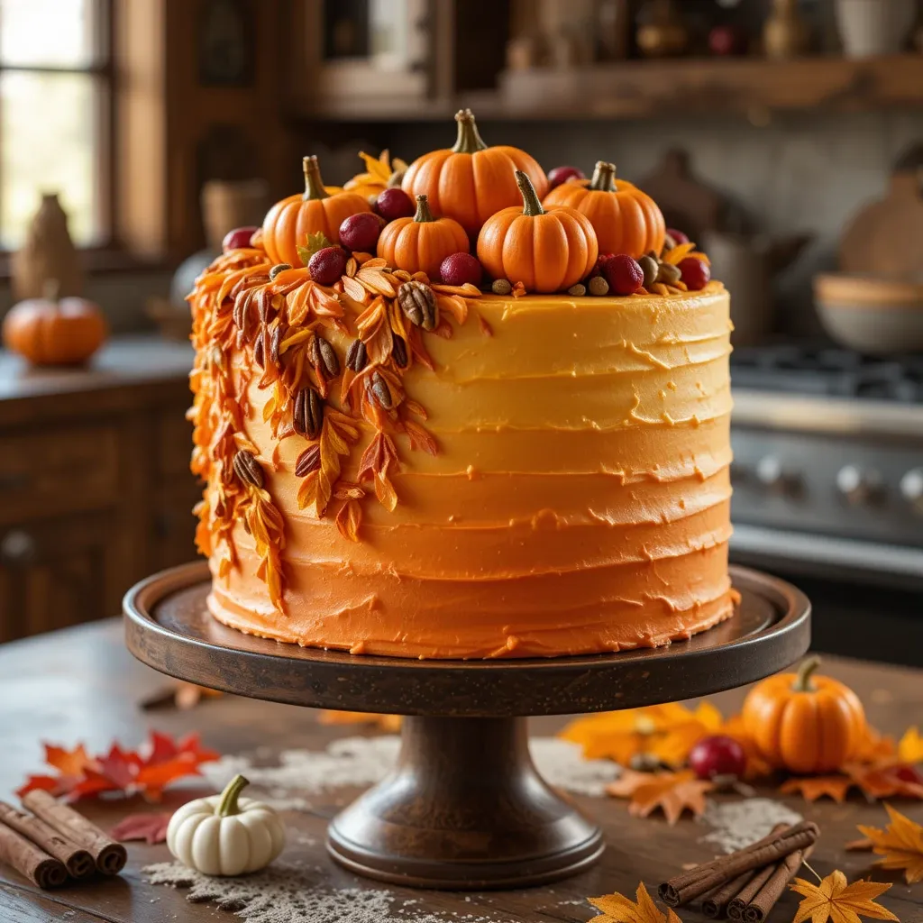 Thanksgiving Cake Decorating