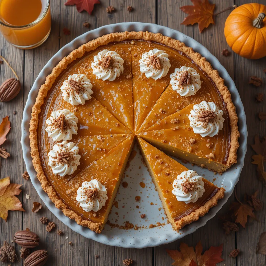 Thanksgiving Cake Pie
