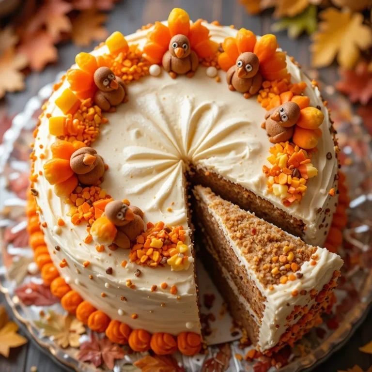 Thanksgiving Cake for Kids
