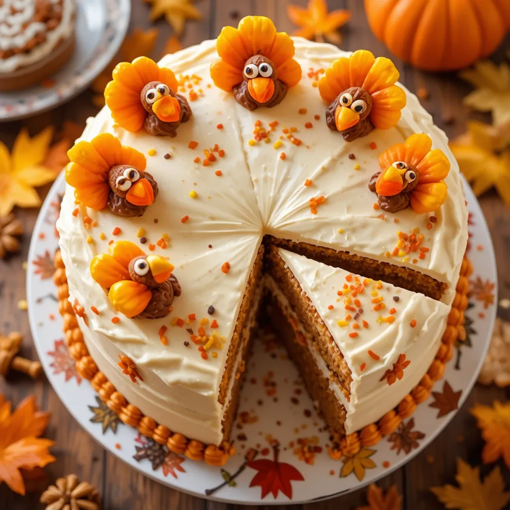 Thanksgiving Cake for Kids