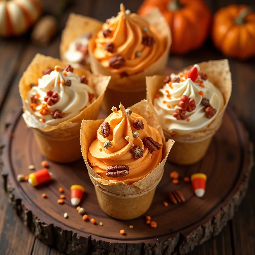 Thanksgiving Cupcake Cones