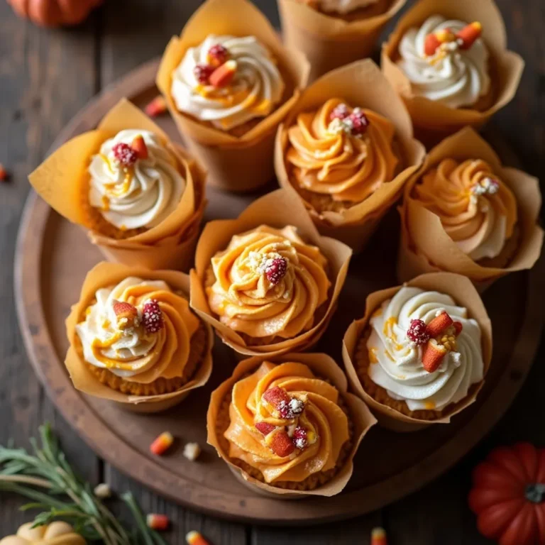 Thanksgiving Cupcake Cones