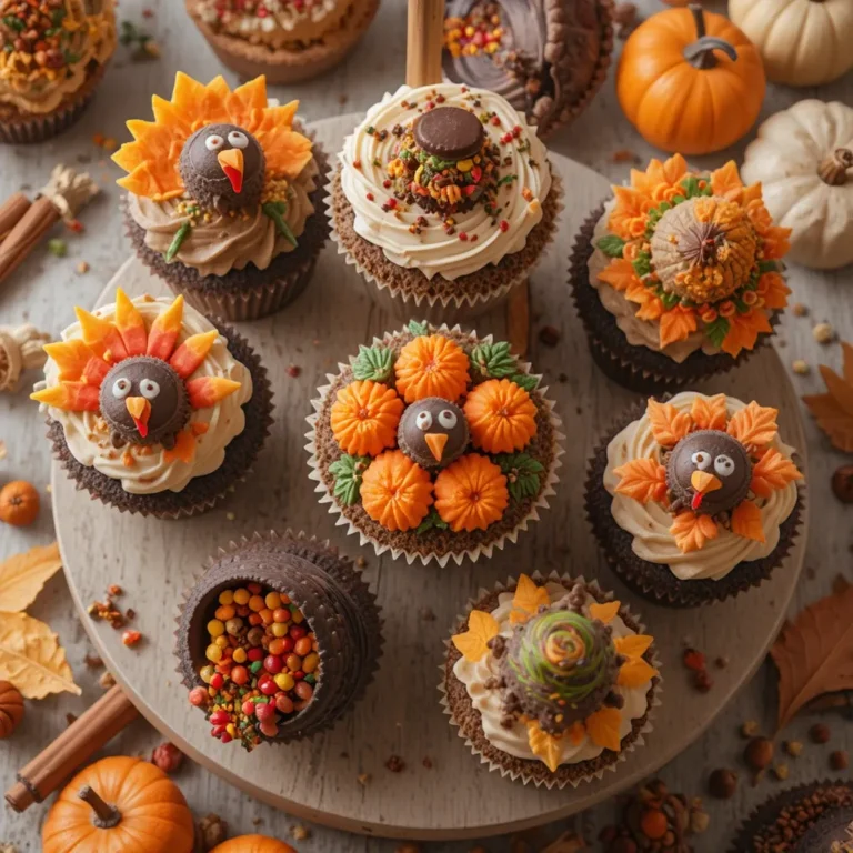 Thanksgiving Cupcake Decorations Ideas