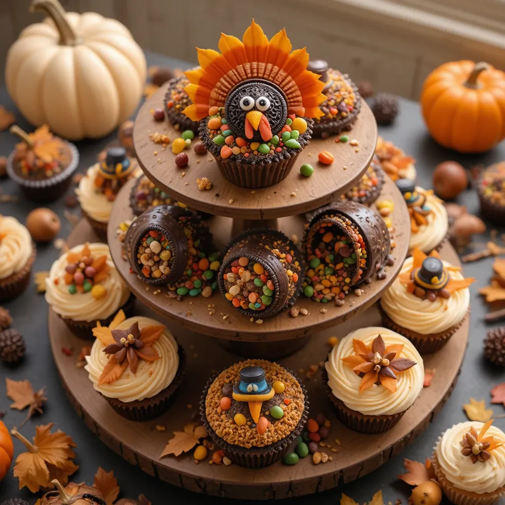 Thanksgiving Cupcake Decorations Ideas