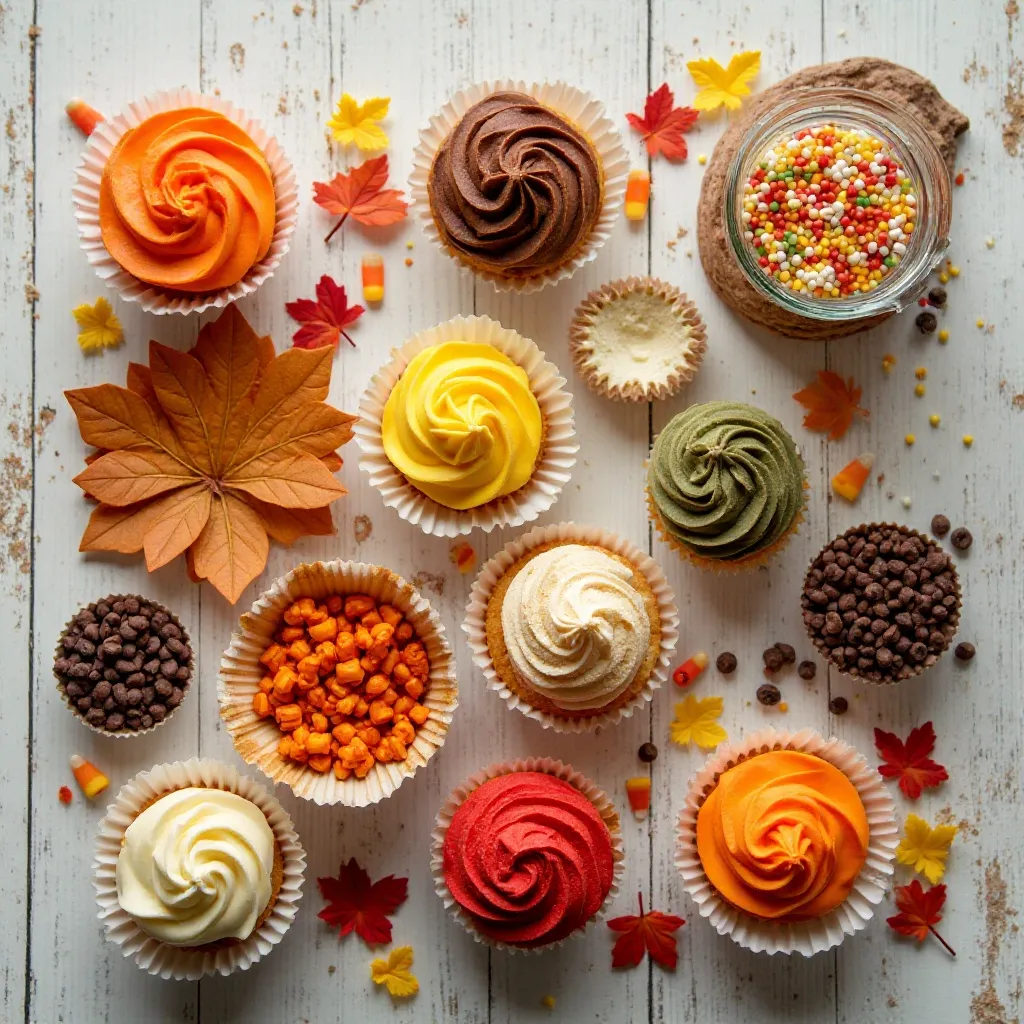 Thanksgiving Cupcake Toppers