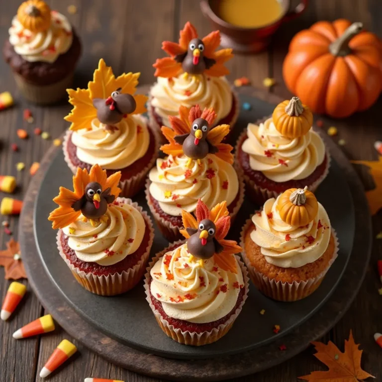 Thanksgiving Cupcake Toppers