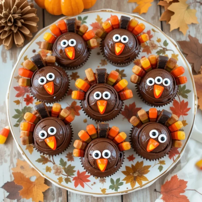 Thanksgiving Cupcake Turkeys