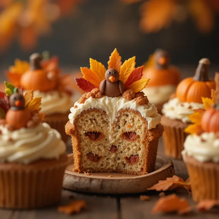 Thanksgiving Fondant Cupcake Toppers