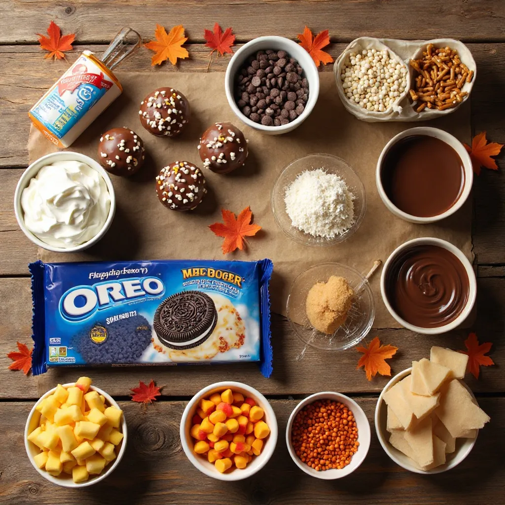 Thanksgiving Oreo Cake Balls