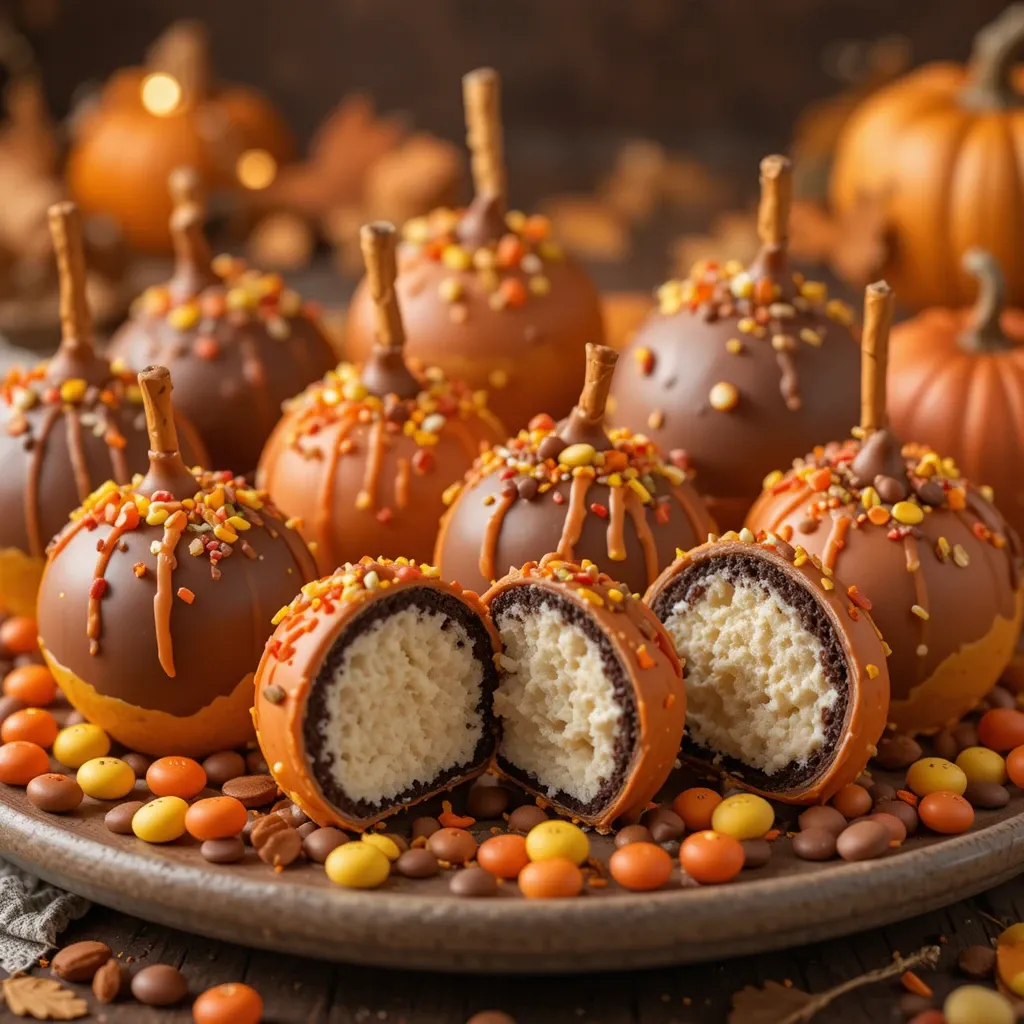 Thanksgiving Oreo Cake Balls