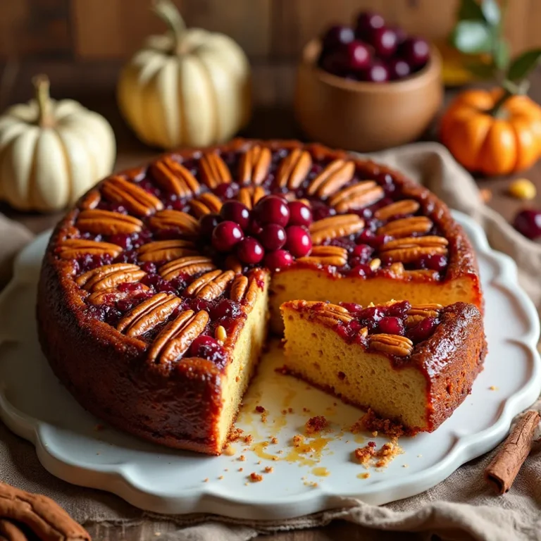 Thanksgiving Upside Down Cake