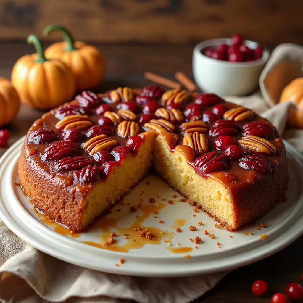 Thanksgiving Upside Down Cake