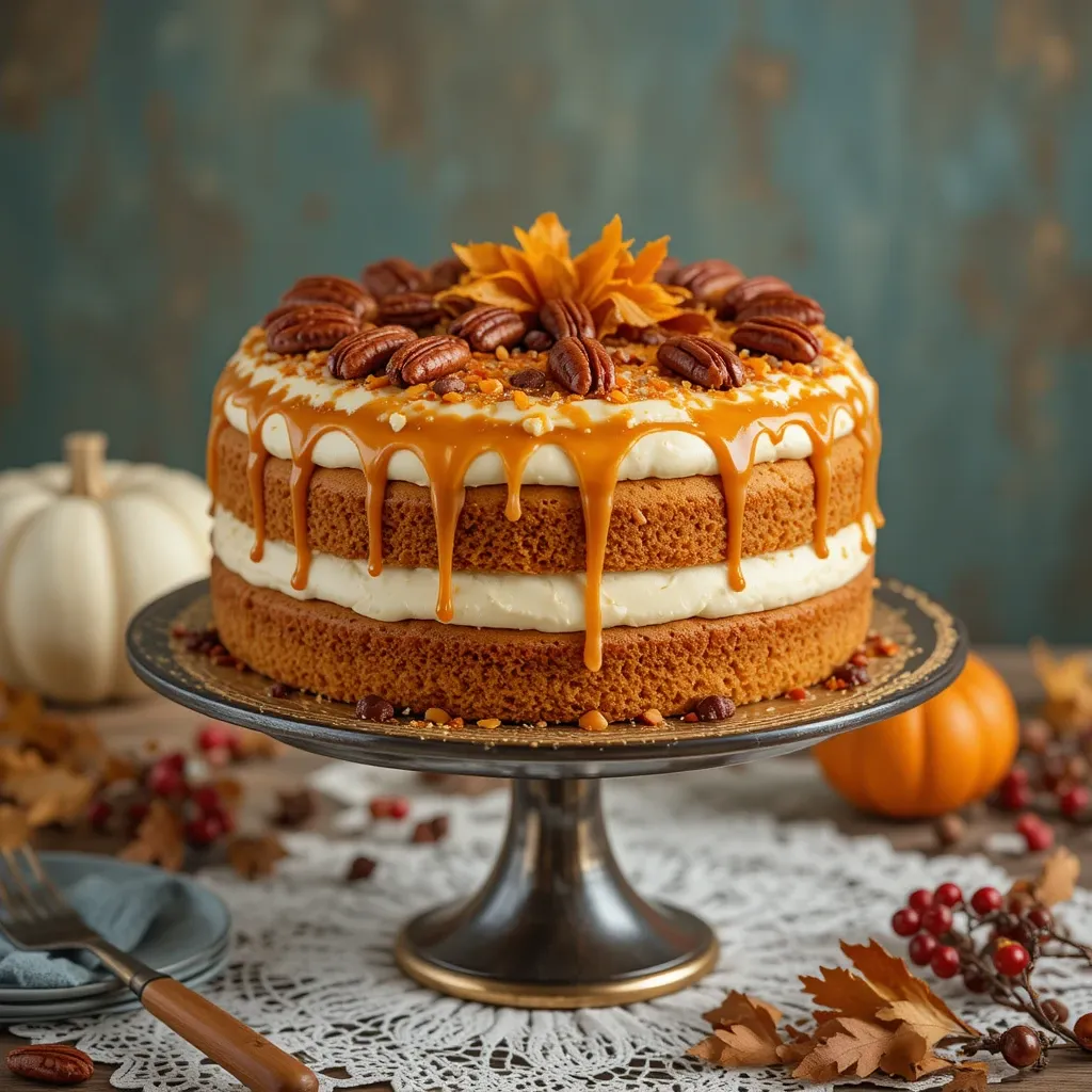 Thanksgiving Vintage Cake