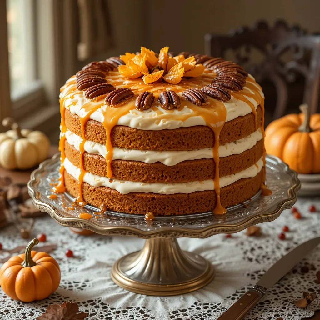 Thanksgiving Vintage Cake