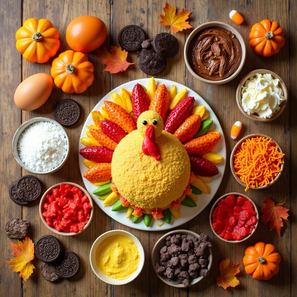 Turkey Cake Design