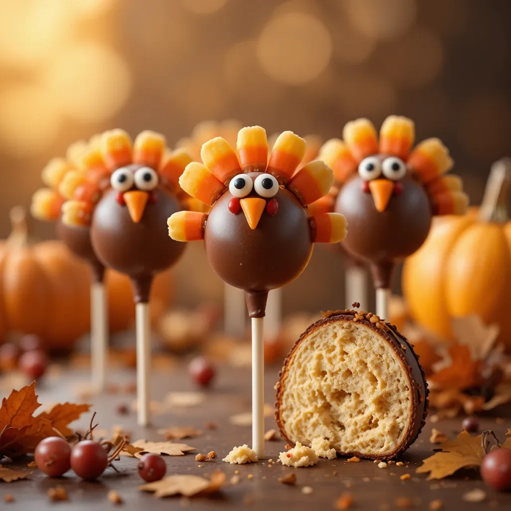 Turkey Cake Pops