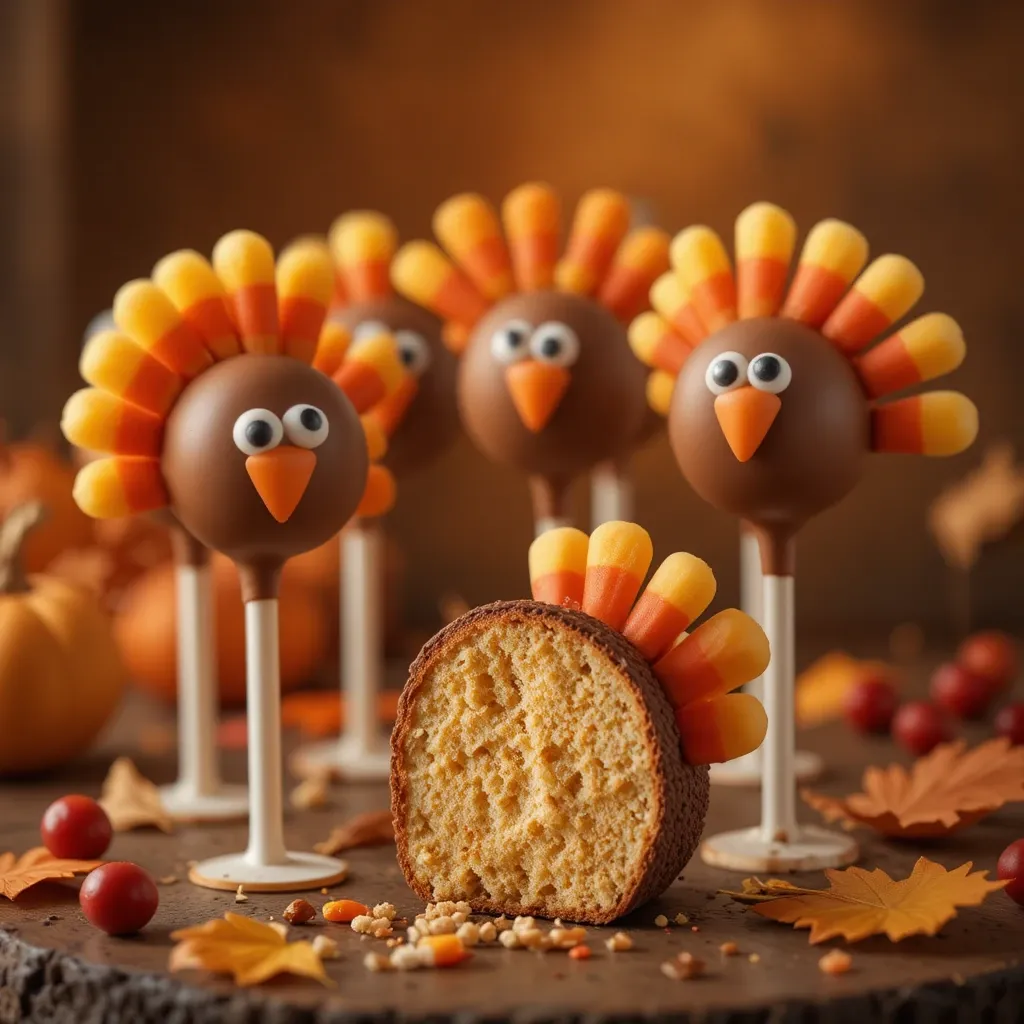 Turkey Cake Pops