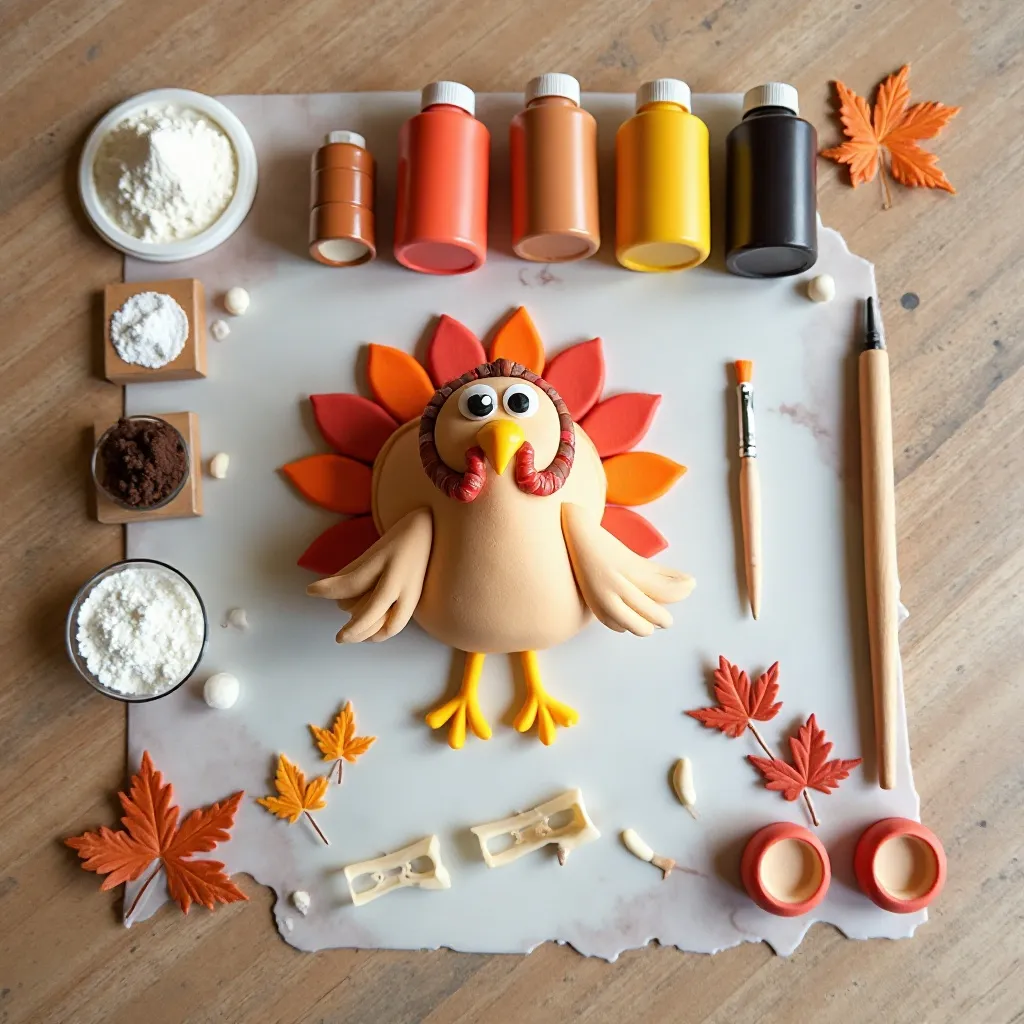 Turkey Cake Topper