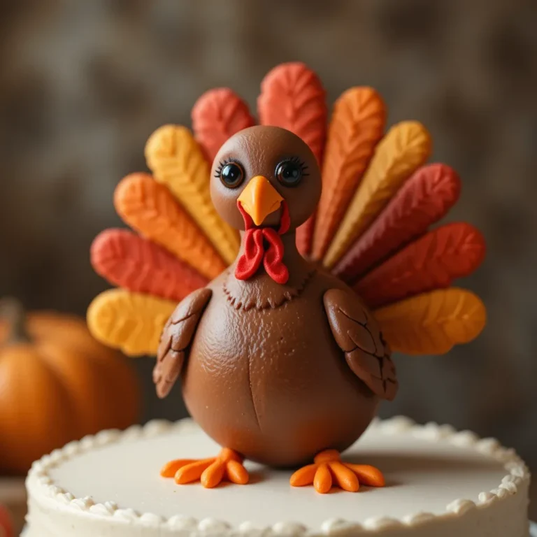 Turkey Cake Topper