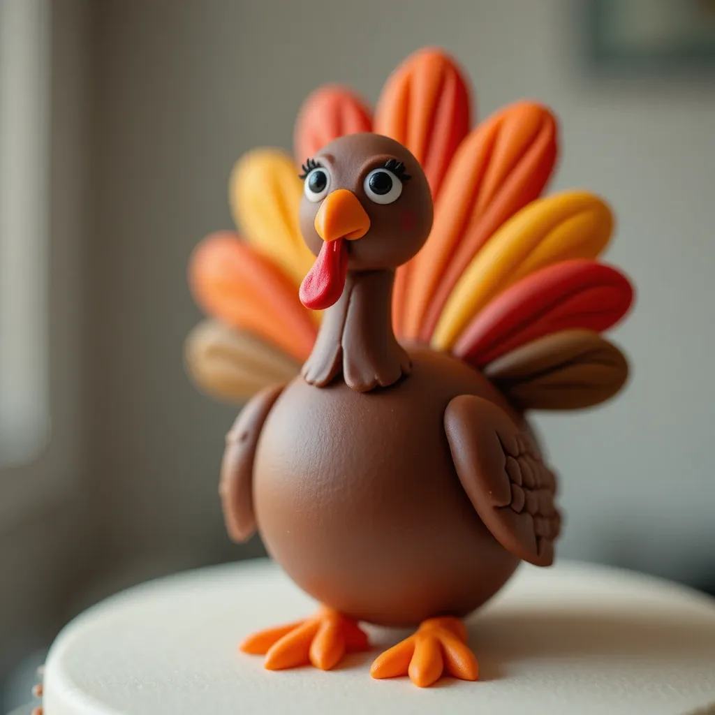 Turkey Cake Topper
