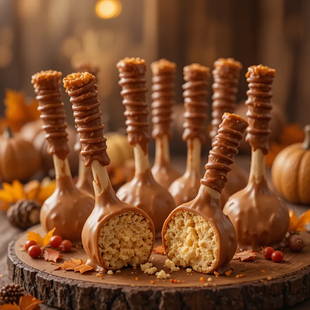 Turkey Leg Cake Pops